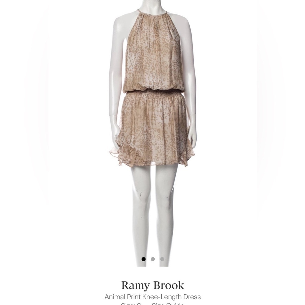 Ramy Brook - halter neck short animal print